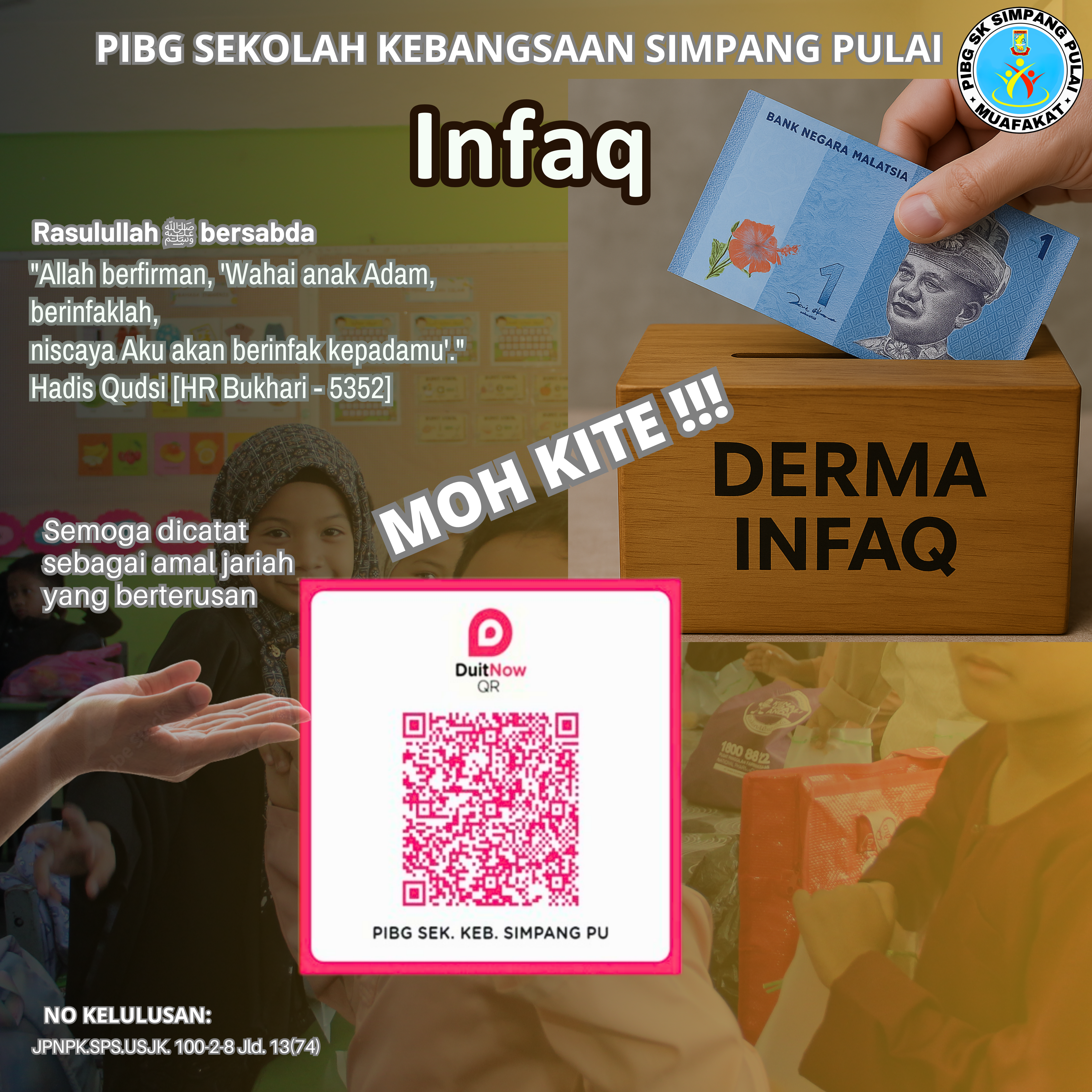 Infaq Jumaat Bagi Naik Taraf Prasarana Sekolah